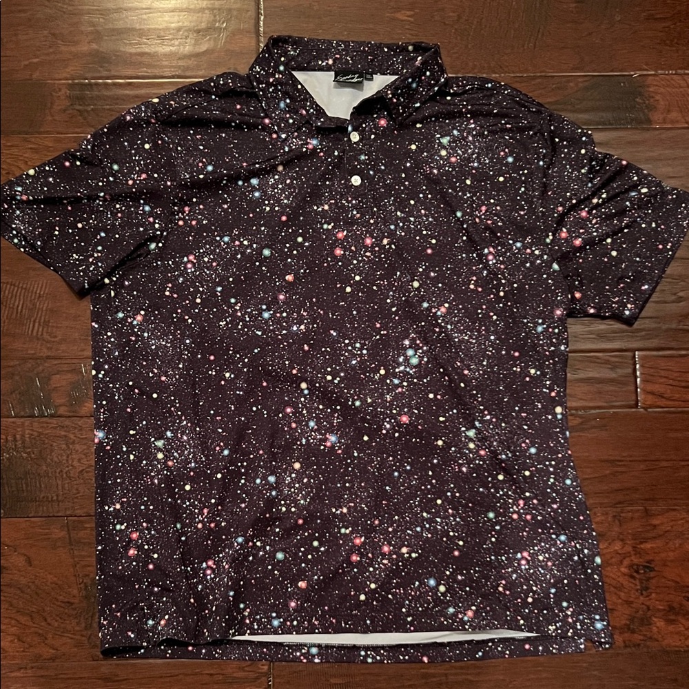 Stellar Night Sky Polo Shirt